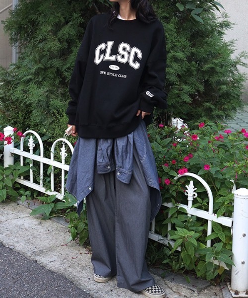 crump(クランプ)の「【crump 】CLSC アーチロゴスウェットシャツ(スウェット・レディース・ブラック/グレー/ベージュ・MEDIUM/LARGE/X-LARGE)」の10枚目の写真