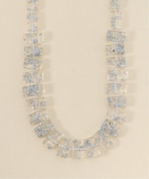 U by SPICK&SPAN | 【JACKIE BRAZIL/ジャッキーブラジル】 LINKED RCTABGLE BEADS ROMネックレス(ネックレス)