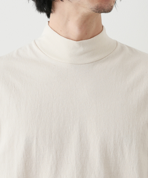 JOURNAL STANDARD J.S HOMESTEAD（ジャーナルスタンダードホームステッド）の「CUT DOWN MOCK L/S（Tシャツ/カットソー・メンズ・ブラック/アイボリー/ホワイト・MEDIUM/SMALL/LARGE）」の8枚目の写真