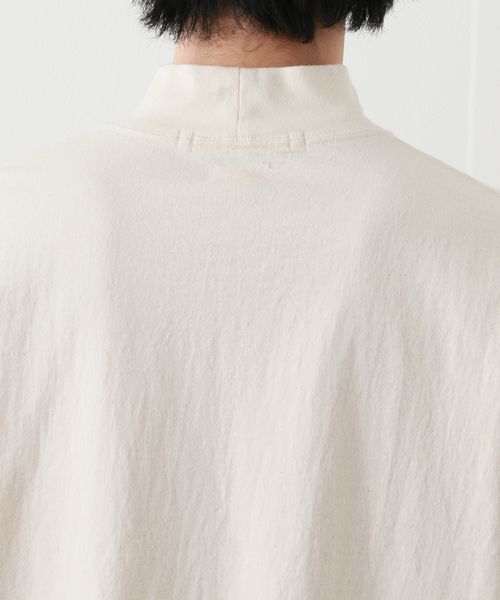 JOURNAL STANDARD J.S HOMESTEAD（ジャーナルスタンダードホームステッド）の「CUT DOWN MOCK L/S（Tシャツ/カットソー・メンズ・ブラック/アイボリー/ホワイト・MEDIUM/SMALL/LARGE）」の9枚目の写真