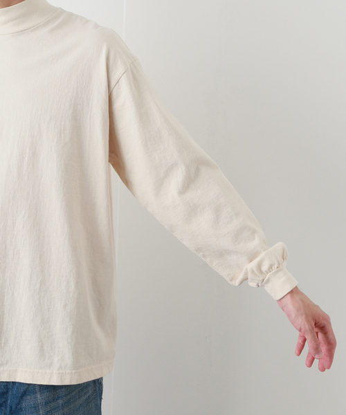 JOURNAL STANDARD J.S HOMESTEAD（ジャーナルスタンダードホームステッド）の「CUT DOWN MOCK L/S（Tシャツ/カットソー・メンズ・ブラック/アイボリー/ホワイト・MEDIUM/SMALL/LARGE）」の10枚目の写真