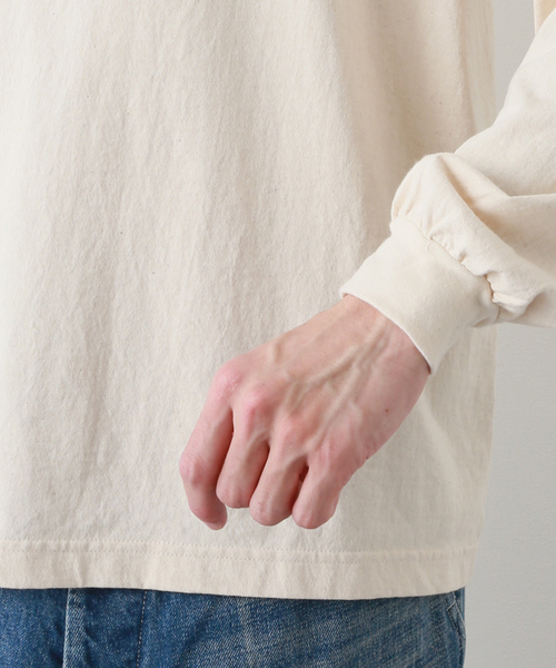 JOURNAL STANDARD J.S HOMESTEAD（ジャーナルスタンダードホームステッド）の「CUT DOWN MOCK L/S（Tシャツ/カットソー・メンズ・ブラック/アイボリー/ホワイト・MEDIUM/SMALL/LARGE）」の11枚目の写真