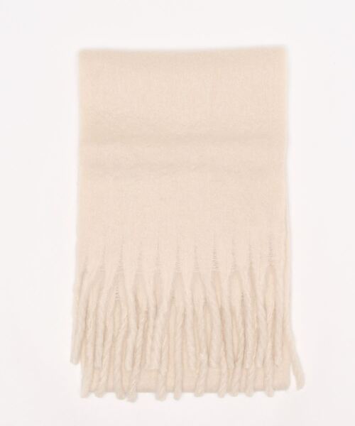 N.（N. Natural Beauty Basic）（エヌエヌナチュラルビューティーベーシック）の「◆フリンジストール（ストール/ショール・レディース・オフホワイト/パープル/ピンク・ﾌﾘ-）」の9枚目の写真