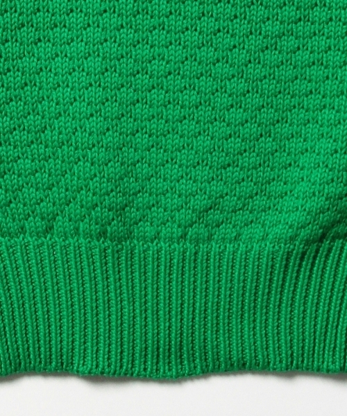 BEAMS BOY(ビームスボーイ)の「BEAMS BOY / 3ゲージ ラーベン編み クルー(ニット/セーター・レディース・ナチュラル/レッド系その他/グリーン・ONE SIZE)」の17枚目の写真