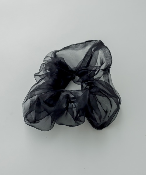 mystic（ミスティック）の「BIGシュシュ（シュシュ・レディース・ブラック/グレー・ONE SIZE）」の5枚目の写真