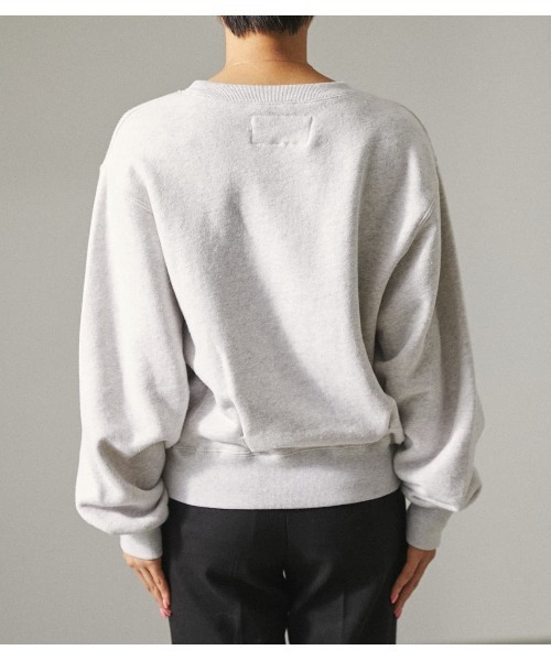 RODEO CROWNS WIDE BOWL（ロデオクラウンズワイドボウル）の「【Aoi Ihara プロデュース】Pronk/ｶﾚｯｼﾞｽｳｪｯﾄ（スウェット・レディース・ネイビー/グレー×ホワイト・FREE）」の3枚目の写真