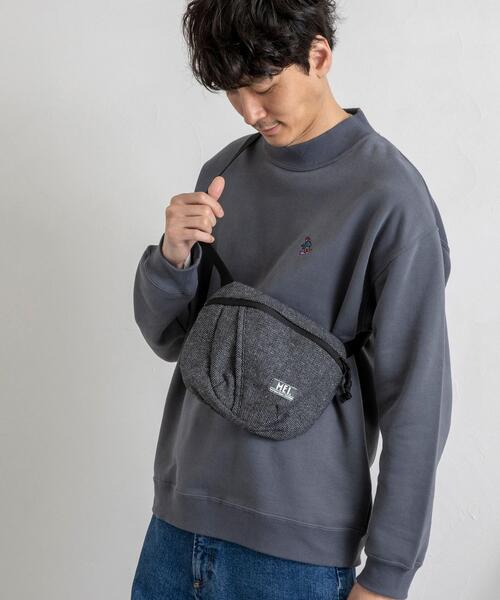 MEI（メイ）の「MEI(メイ)別注ヘリンボーンショルダーバッグ（ショルダーバッグ・メンズ・ブラック/ダークブラウン/グレー・FREE）」の7枚目の写真