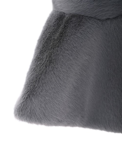 Narcissus（ナルシス）の「【Narcissus】フェイクファージャケット（その他アウター・レディース・グレー/ブラック・FREE）」の17枚目の写真