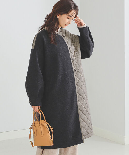 LIZLISA リズリサ ダブルリボンニットファーポンチョ