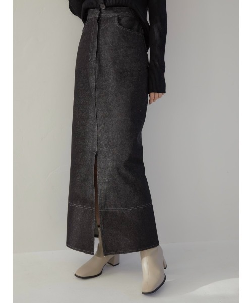 amel（エイメル）の「square toe short boots（ブーツ・レディース・ライトグレー・23.5cm/24.0cm/24.5cm/23.0cm/25.0cm）」の7枚目の写真