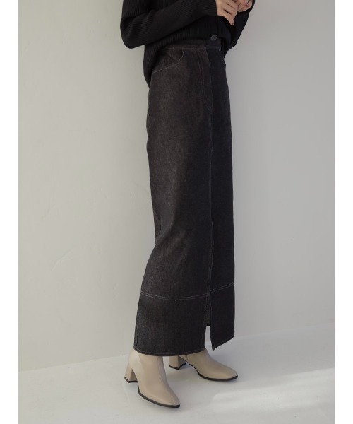 amel（エイメル）の「square toe short boots（ブーツ・レディース・ライトグレー・23.5cm/24.0cm/24.5cm/23.0cm/25.0cm）」の9枚目の写真