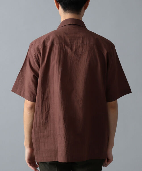 mii（ミー）の「mii × International Gallery BEAMS / 別注 CACTUS オープンカラーシャツ（シャツ/ブラウス・メンズ・ブラウン・MEDIUM/SMALL/LARGE）」の5枚目の写真