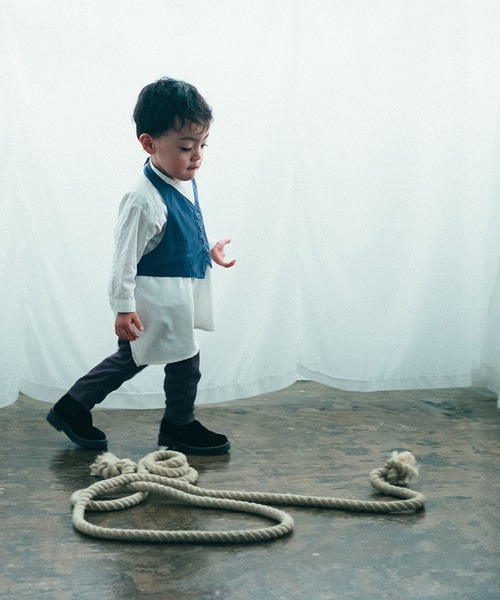 MARLMARL（マールマール）の「【MARLMARL】マールマール お食事エプロン BABYサイズ『garcon/ギャルソン』（マグ/哺乳瓶/お食事グッズ・キッズ・その他1/その他3/その他2・S）」の9枚目の写真