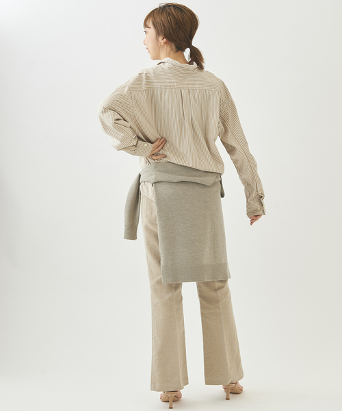 plage（プラージュ）の「【R’IAM】アサ フレア パンツ◆（その他パンツ・レディース・アイボリー・34/38/36）」の21枚目の写真