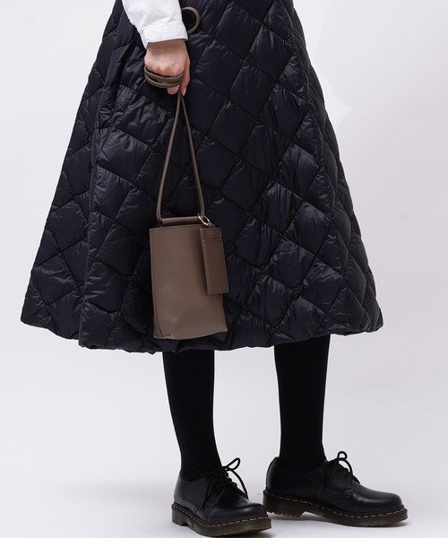 polka polka（ポルカポルカ）の「polka polka / ポルカポルカ ミニマムショルダー ミニショルダー サブバッグ ショルダーバッグ SDI（ショルダーバッグ・レディース・ブラック/シルバー/ブルー/ライトグリーン/アイボリー/グレイッシュベージュ/ライトグレー・FREE）」の16枚目の写真