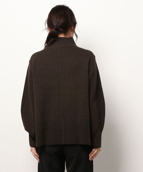 cepo(セポ)の「センターリンキング ハイネックニット(ニット/セーター・レディース・ダークブラウン/ベージュ/ピンク/グリーン・M)」の12枚目の写真