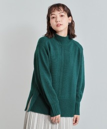 センターリンキング ハイネックニット