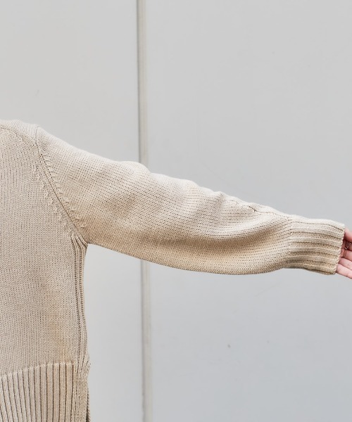 cepo(セポ)の「センターリンキング ハイネックニット(ニット/セーター・レディース・ダークブラウン/ベージュ/ピンク/グリーン・M)」の21枚目の写真