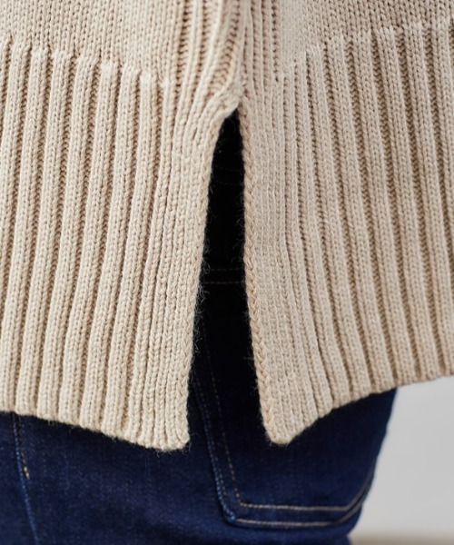 cepo(セポ)の「センターリンキング ハイネックニット(ニット/セーター・レディース・ダークブラウン/ベージュ/ピンク/グリーン・M)」の22枚目の写真