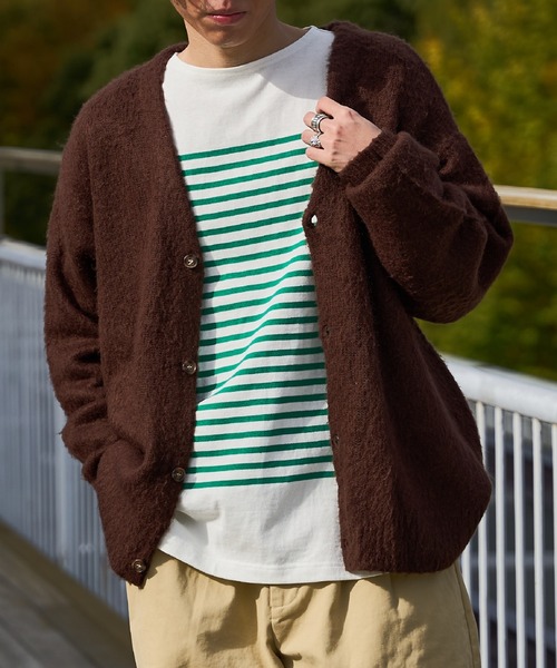 DISCOAT（ディスコート）の「バスクボーダービックロングスリーブ（Tシャツ/カットソー・メンズ・イエロー/ブルー/グリーン・LARGE/MEDIUM）」の22枚目の写真