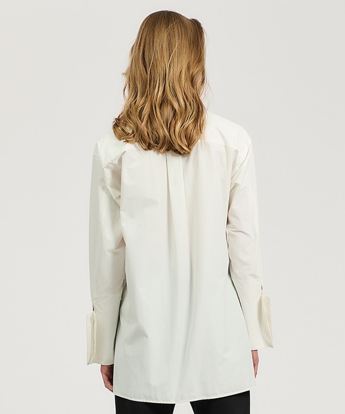 ESTNATION（エストネーション）の「COLUMN / プリーツミックスブラウス