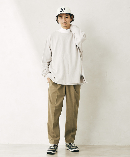 JOURNAL STANDARD relume(ジャーナルスタンダード レリューム)の「TR STRECH イージー ワイドストレートスラックス(スラックス・メンズ・ブラック/ブラウン/グレー・MEDIUM/LARGE)」の7枚目の写真