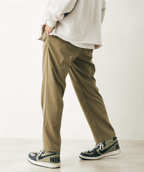 JOURNAL STANDARD relume(ジャーナルスタンダード レリューム)の「TR STRECH イージー ワイドストレートスラックス(スラックス・メンズ・ブラック/ブラウン/グレー・MEDIUM/LARGE)」の10枚目の写真