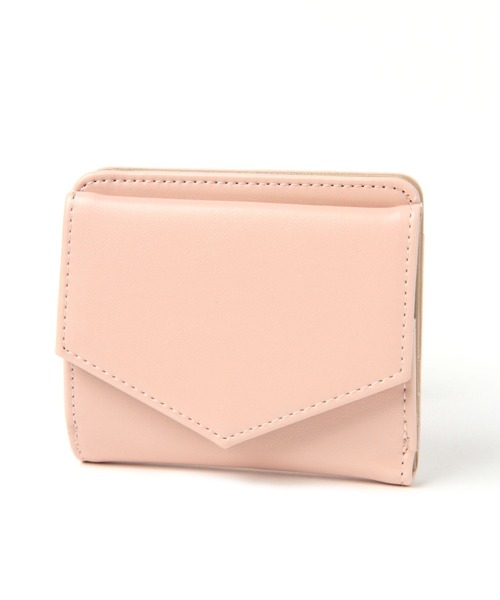 studio CLIP(スタディオクリップ)の「PU見やすいレター型財布(財布・レディース・ライトグレー/ピンク/イエロー/ブルー・FREE)」の4枚目の写真