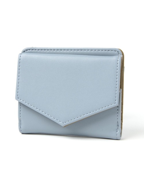 studio CLIP(スタディオクリップ)の「PU見やすいレター型財布(財布・レディース・ライトグレー/ピンク/イエロー/ブルー・FREE)」の2枚目の写真