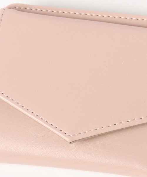 studio CLIP(スタディオクリップ)の「PU見やすいレター型財布(財布・レディース・ライトグレー/ピンク/イエロー/ブルー・FREE)」の9枚目の写真