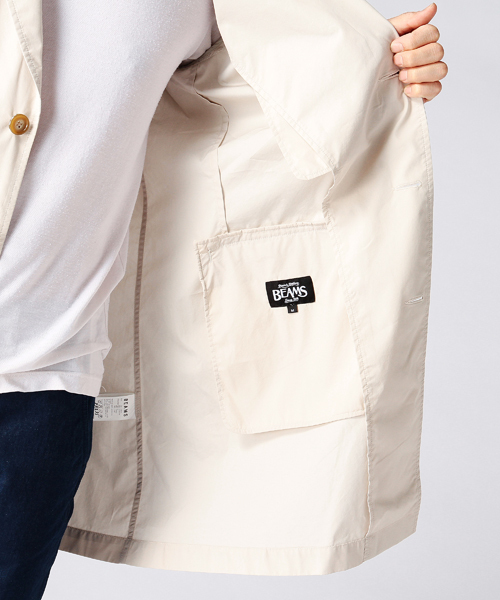 BEAMS(ビームス)の「○BEAMS / タイプライター チェスターコート(チェスターコート・メンズ・グリーン/ネイビー/ナチュラル・SMALL/LARGE/MEDIUM/X-LARGE)」の14枚目の写真