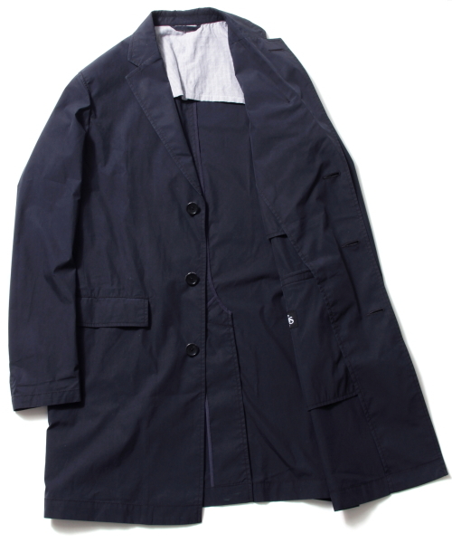 BEAMS(ビームス)の「○BEAMS / タイプライター チェスターコート(チェスターコート・メンズ・グリーン/ネイビー/ナチュラル・SMALL/LARGE/MEDIUM/X-LARGE)」の6枚目の写真