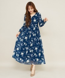 WILLSELECTION | ボタニカルハイウエストフレアワンピース(ワンピース)