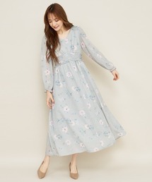 WILLSELECTION | ボタニカルハイウエストフレアワンピース(ワンピース)