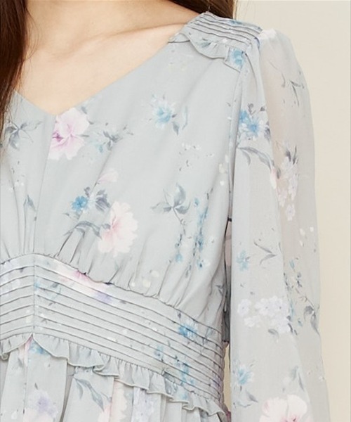 WILLSELECTION（ウィルセレクション）の「ボタニカルハイウエストフレアワンピース（ワンピース・レディース・オフホワイト/グリーン/ネイビー・MEDIUM）」の18枚目の写真