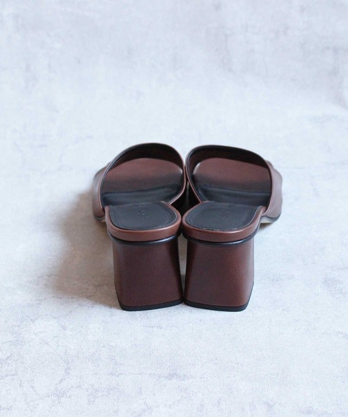 FABIO RUSCONI(ファビオルスコーニ)の「FABIO RUSCONI / VIRGI1305 / チャンキーヒールミュールサンダル(サンダル・レディース・ダークブラウン/ブラック・38/35/37/36/39/37.5/36.5/35.5)」の9枚目の写真