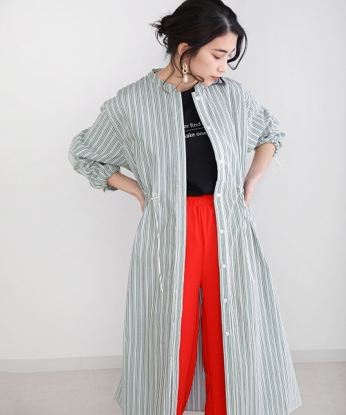 コットンストライプシャツワンピース ワンピース Bou Jeloud ブージュルード のファッション通販 Zozotown