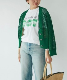 RIVE DROITE | ハリヌキメッシュVネックカーディガン(カーディガン/ボレロ)