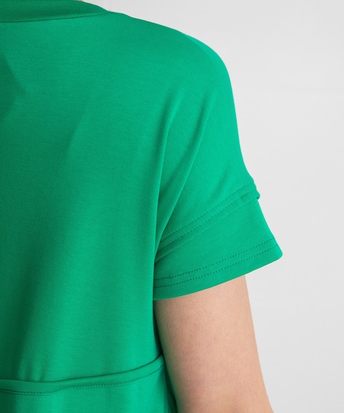 AULA AILA(アウラアイラ)の「ワンショルダードローストリングドレス(ドレス・レディース・ブラック/グリーン/マルチ・0)」の17枚目の写真