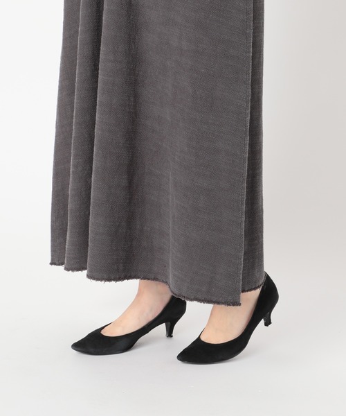 JOURNAL STANDARD relume(ジャーナルスタンダード レリューム)の「リネンコットンカットオフVネックワンピース(ジャンパースカート・レディース・グレー・FREE)」の8枚目の写真