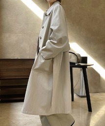 【chuclla】【2022/SS】Waist belt front fly trench coat chw22s074