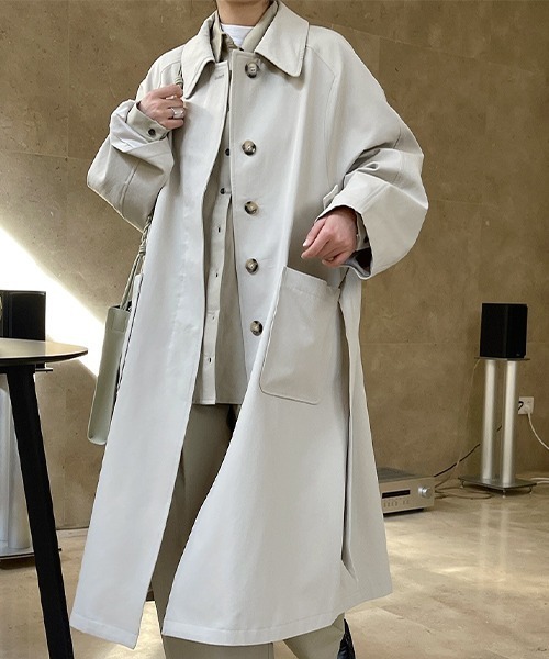 chuclla(チュクラ)の「【chuclla】【2022/SS】Waist belt front fly trench coat chw22s074(トレンチコート・レディース・ベージュ・L/M)」の6枚目の写真