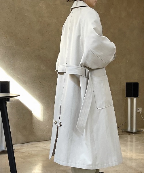 chuclla(チュクラ)の「【chuclla】【2022/SS】Waist belt front fly trench coat chw22s074(トレンチコート・レディース・ベージュ・L/M)」の7枚目の写真