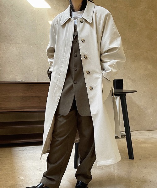 chuclla(チュクラ)の「【chuclla】【2022/SS】Waist belt front fly trench coat chw22s074(トレンチコート・レディース・ベージュ・L/M)」の12枚目の写真