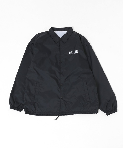 JOURNAL STANDARD(ジャーナルスタンダード)の「◆【兆楽×JOURNAL STANDARD】プリントロゴ コーチジャケット(ナイロンジャケット・メンズ・ブラック・MEDIUM/LARGE/X-LARGE)」の7枚目の写真