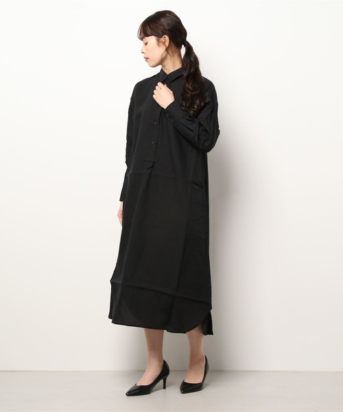 ●aunt lily フレンチリネンシャツワンピース 13AR aunt lily フレンチリネンシャツワンピース 13AR｜Yahoo!フリマ