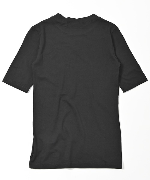 BULLISH(ブリッシュ)の「BULLISH(ブリッシュ) 五分袖 クルーネックTシャツ(Tシャツ/カットソー・レディース・ホワイト/ブラック/ライム・FREE)」の12枚目の写真