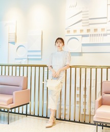 PROPORTION BODY DRESSING | 【美人百花5月号掲載 宇垣美里さん着用商品】ビックフラワーレースロングタイトスカート / 1212120408(スカート)