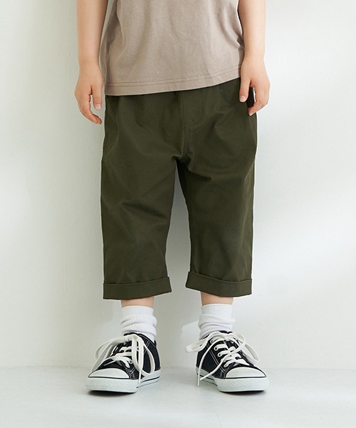 b・ROOM(ビールーム)の「7分丈クライミングパンツ【PTPR】(その他パンツ・キッズ・ベージュ/チャコール/カーキ・100cm/140cm/130cm/110cm/120cm)」の1枚目の写真