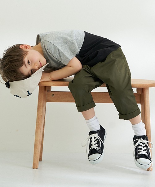 b・ROOM(ビールーム)の「7分丈クライミングパンツ【PTPR】(その他パンツ・キッズ・ベージュ/チャコール/カーキ・100cm/140cm/130cm/110cm/120cm)」の20枚目の写真